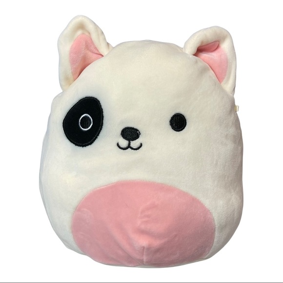 Squishmallows Charlie The White Dog Kellytoy Plush Stuffed Animal - Picture 1 of 8